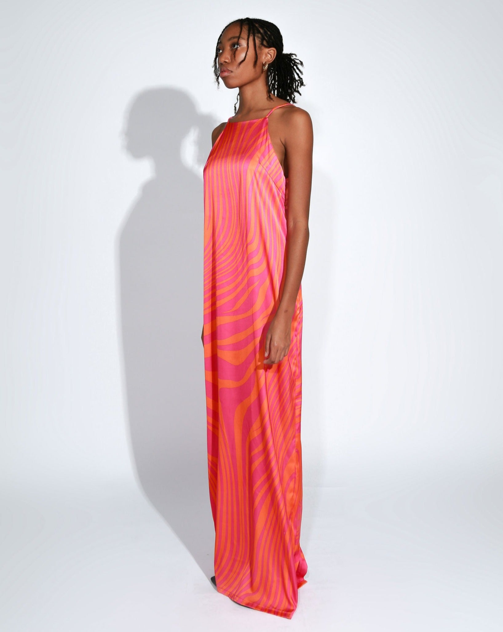 HALTER NECK MAXI DRESS AKA ROUGE HALTER NECK MAXI DRESS AKA ROUGE