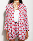 MATCHING SET OF SHIRT AND SHORTS IN BOLD PRINT