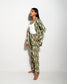 MATCHING SET WITH A GREEN AND RED TIGER PRINT PIJAMA PANTS