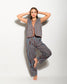 MATCHING SET WITH VEST AND TROUSERS IN STRIPPED PRINT