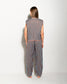 MATCHING SET WITH VEST AND TROUSERS IN STRIPPED PRINT